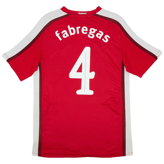 2008-10 Arsenal Home Shirt Fabregas #4 - 6/10 - (M)