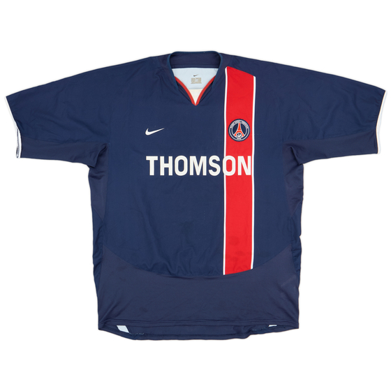 2003-04 Paris Saint-Germain Home Shirt - 8/10 - (XL)
