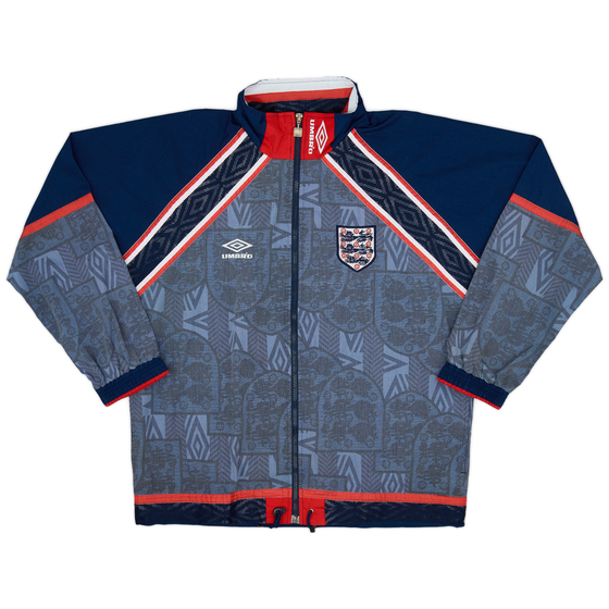 1993-95 England Umbro Track Jacket - 8/10 - (M)