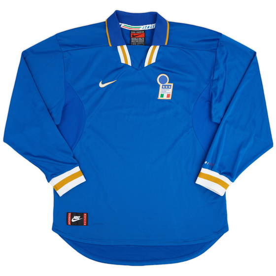 1996-97 Italy Home L/S Shirt - 9/10 - (XXL)