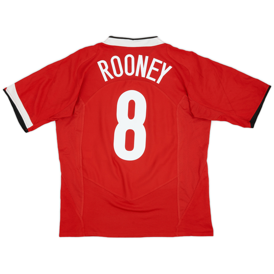 2004-06 Manchester United Home Shirt Rooney #8 - 6/10 - (M)