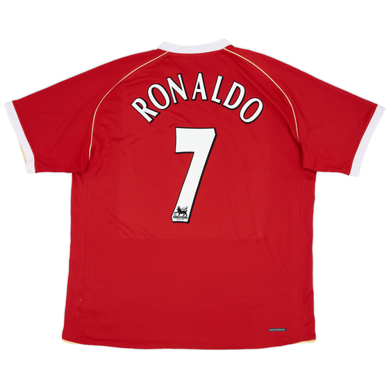 2006-07 Manchester United Home Shirt Ronaldo #7 - 8/10 - (XXL)