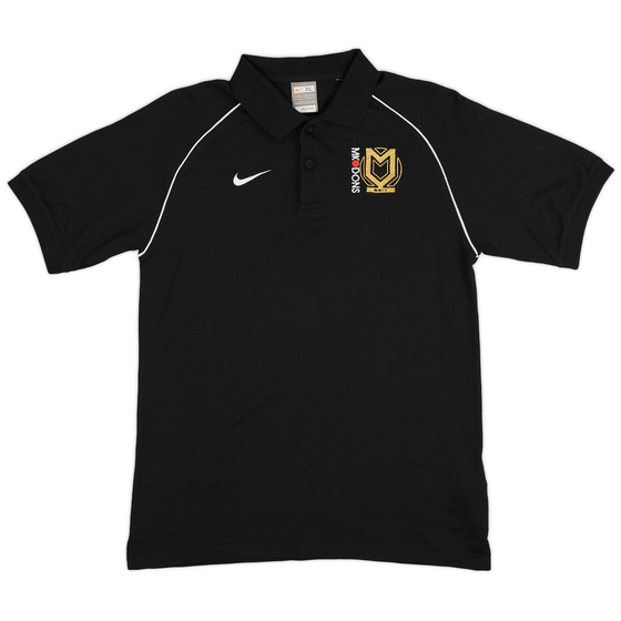 2007-08 MK Dons Nike Polo Shirt - 9/10 - (XL. Boys)