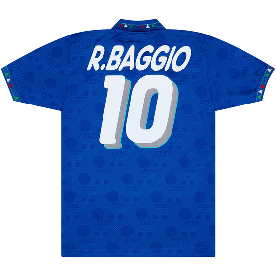 1994 Italy Home Shirt Baggio #10