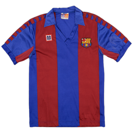 1984-89 Barcelona Home Shirt - 8/10 - (XL.Boys)