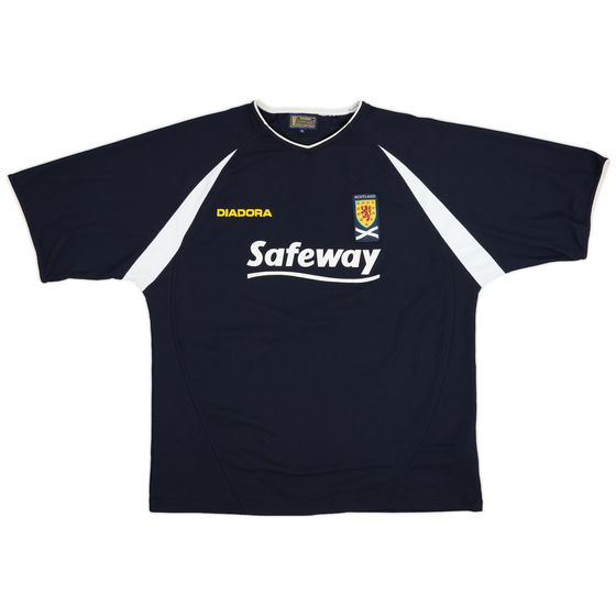 2003-05 Scotland Diadora Training Shirt - 9/10 - (XL)