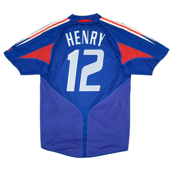 2004-06 France Home Shirt Henry #12 - 5/10 - (M)