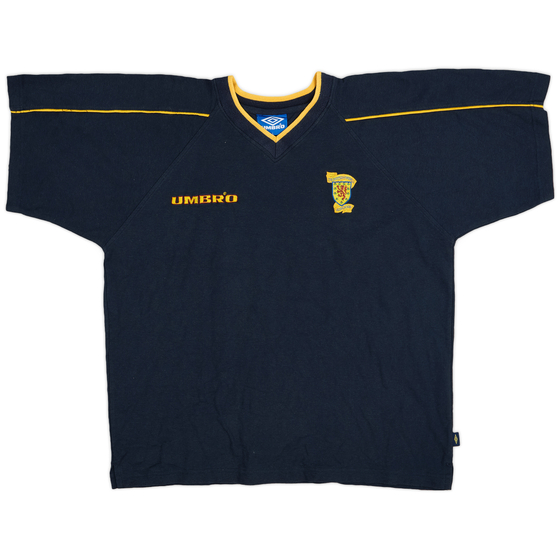 1998-99 Scotland Umbro Training Shirt - 9/10 - (L)