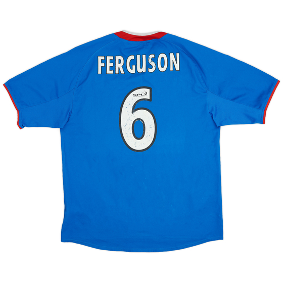 2003-05 Rangers Home Shirt Ferguson #6 - 6/10 - (L)
