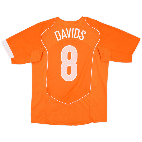 2004-06 Netherlands Home Shirt Davids #8 - 8/10 - (L)