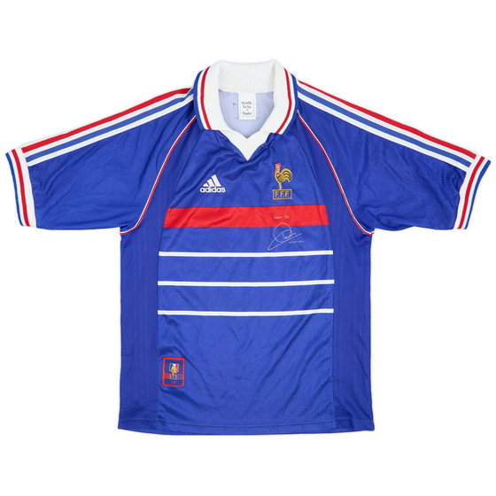 1998-00 France 'Pour Toi Zinedine Zidane' Home Shirt - 7/10 - (S)