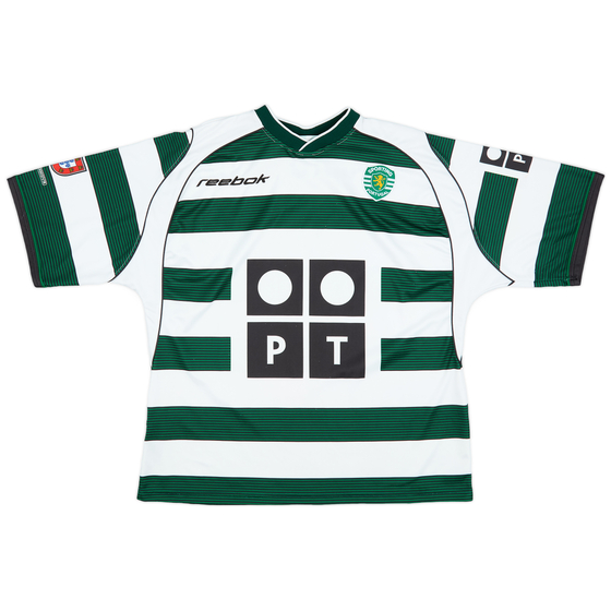 2002-03 Sporting Lisbon Home Shirt - 7/10 - (M)