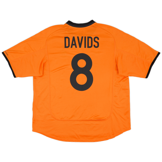 2000-02 Netherlands Home Shirt Davids #8 - 9/10 - (XXL)