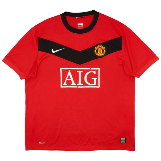 2009-10 Manchester United Home Shirt - 5/10 - (XL)