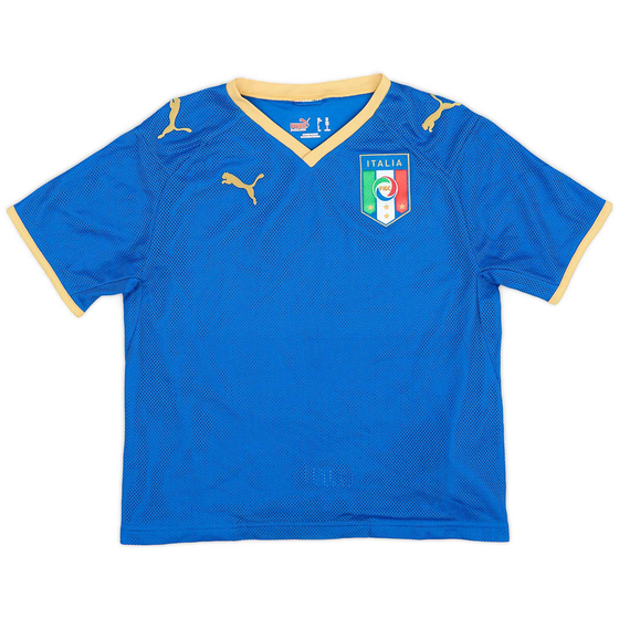 2007-08 Italy Home Shirt - 9/10 - (S.Boys)