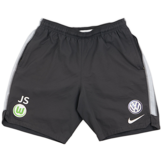 2017-18 Wolfsburg Staff Issue Nike Training Shorts 'JS' - 8/10 - (L)