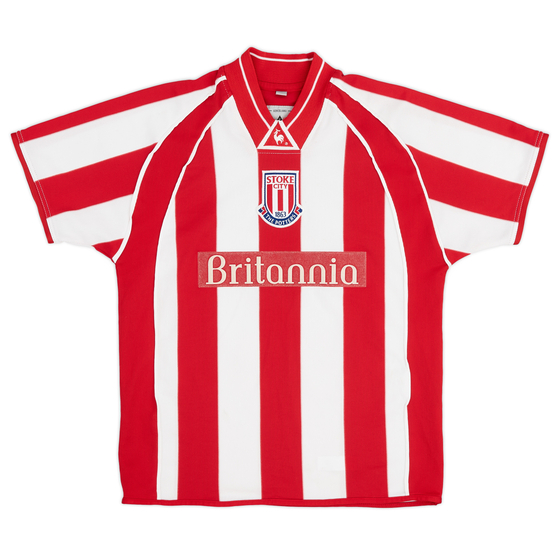 2001-03 Stoke City Home Shirt - 7/10 - (M.Boys)