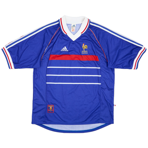 1998-00 France Home Shirt - 10/10 - (L)