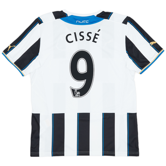 2013-14 Newcastle Home Shirt Cissé #9 (S)