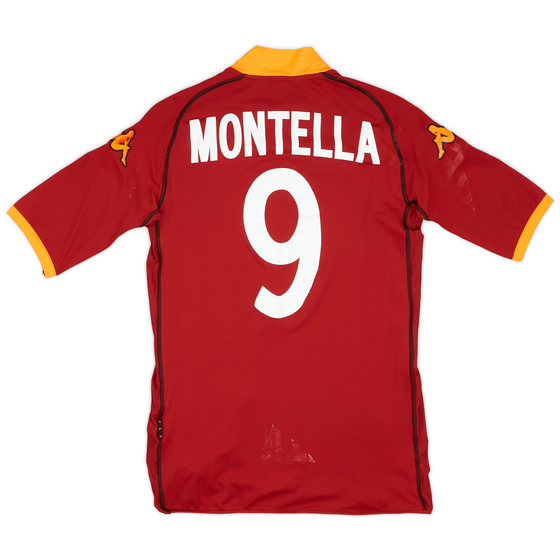 2002-03 Roma Home Shirt Montella #9 (L)