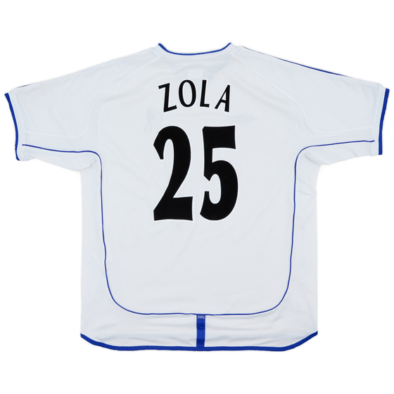 2001-03 Chelsea Away Shirt Zola #25 - 9/10 - (XL)