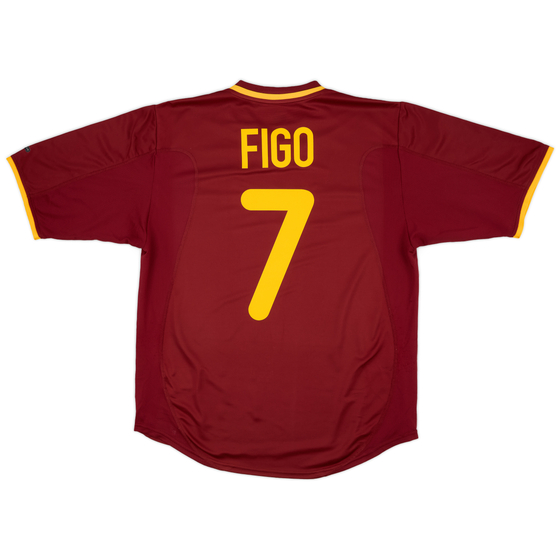 2000-02 Portugal Home Shirt Figo #7 - 10/10 - (M)
