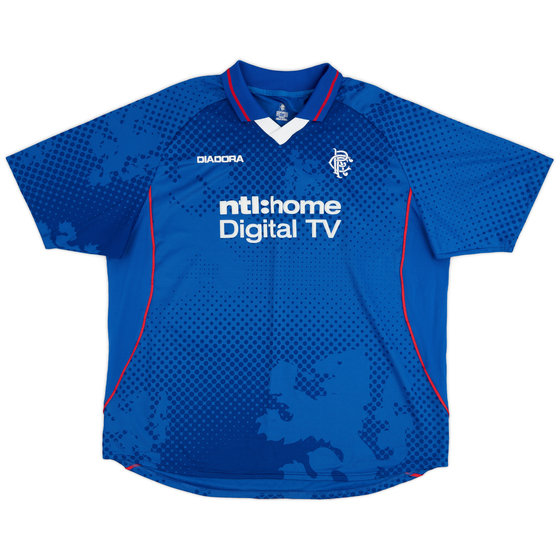 2002-03 Rangers Home Shirt - 9/10 - (3XL)
