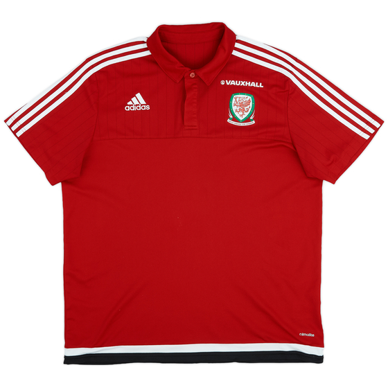2016-17 Wales adidas Polo Shirt - 8/10 - (XL)
