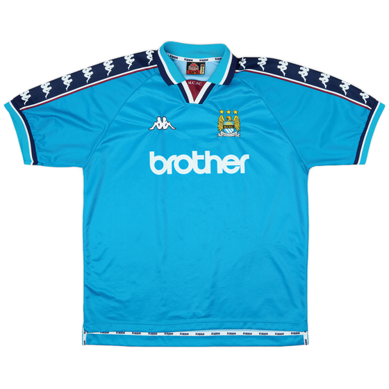 1997-99 Manchester City Home Shirt - 8/10 - (XL)