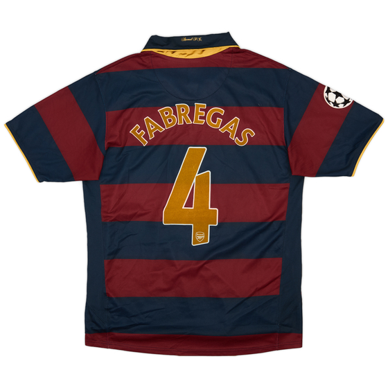 2007-08 Arsenal Third Shirt Fabregas #4 - 8/10 - (L)