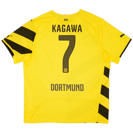 2014-15 Borussia Dortmund Home Shirt Kagawa #7 - 9/10 - (XL)