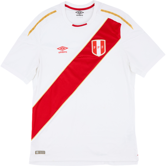 2018 Peru Home Shirt - 8/10 - (L)