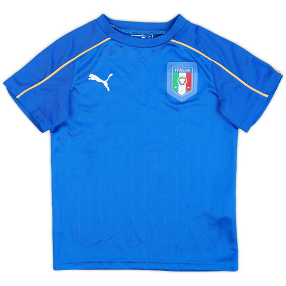 2016-17 Italy Home Shirt - 8/10 - (XS.Boys)