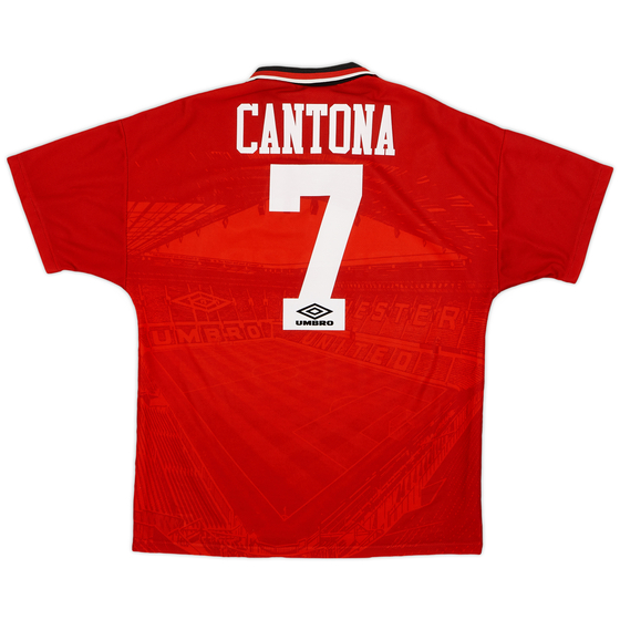 1994-96 Manchester United Home Shirt Cantona #7 - 8/10 - (M)