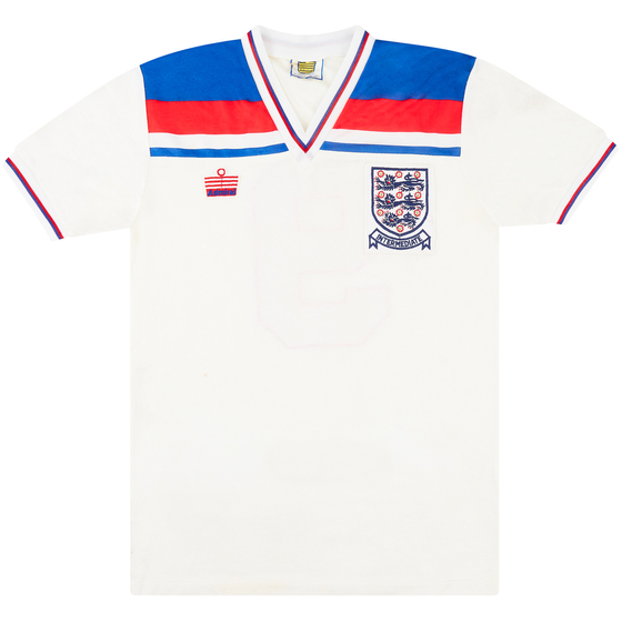 1982 England U-21 Match Issue European Championship Home Shirt #9 (Hateley)
