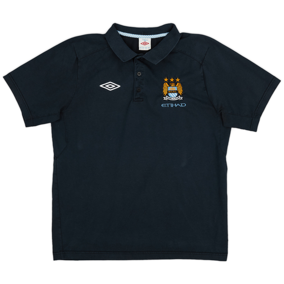 2011-12 Manchester City Umbro Polo Shirt - 9/10 - (L)