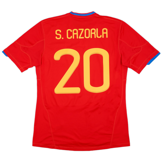 2009-10 Spain Home Shirt S.Cazorla #20 - 7/10 - (M)