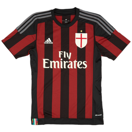 2015-16 AC Milan Home Shirt - 8/10 - (S)