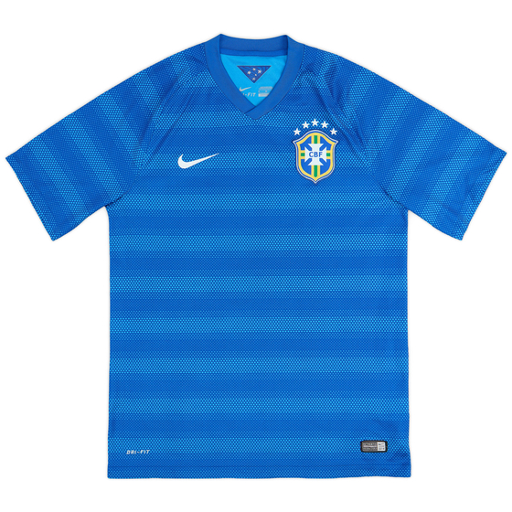 Very Rare Brasil CBF All Black Third jersey 2013, Player Issue, Size L