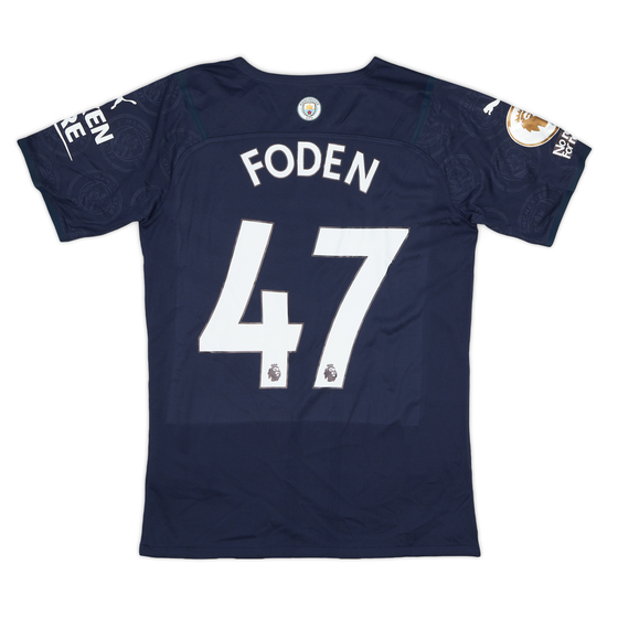 2021-22 Manchester City Authentic Third Shirt Foden #47 (S)