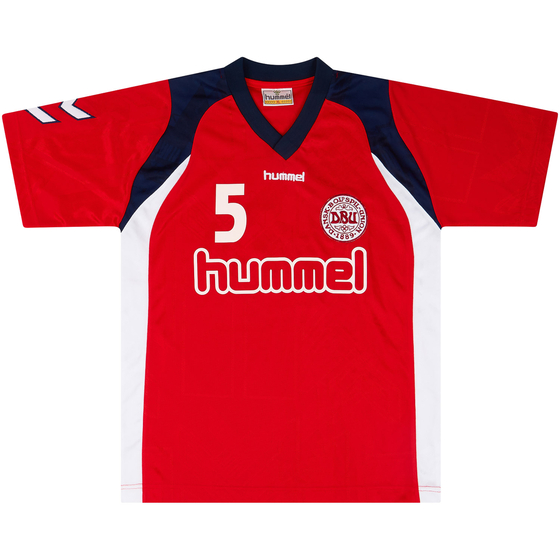 1998 Denmark Player Issue Training Shirt Heintze #5