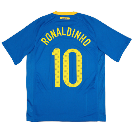 2010-11 Brazil Away Shirt Ronaldinho #10 - 9/10 - (M)