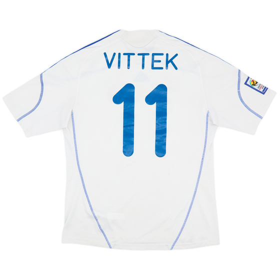 2010-12 Slovakia Home Shirt Vittek #11 - 6/10 - (S)
