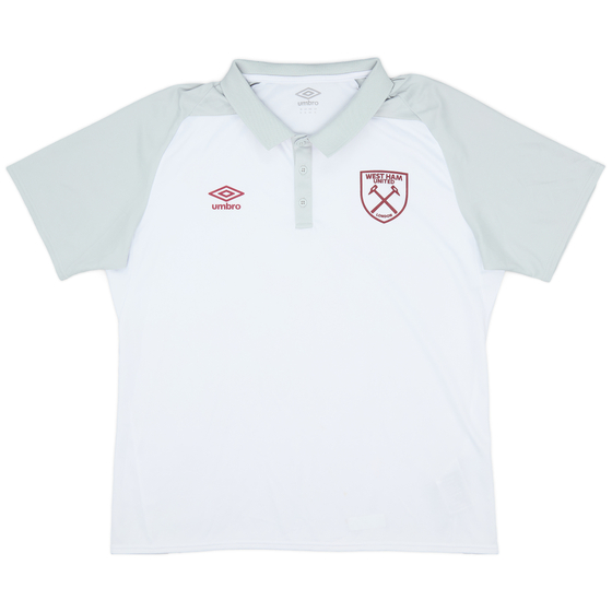 2019-20 West Ham Umbro Polo Shirt - 8/10 - (XL)