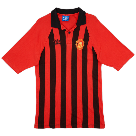 1994-96 Manchester United Umbro Polo Shirt - 9/10 - (L)