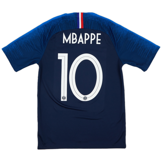 2018 France Home Shirt Mbappe #10 - 9/10 - (S)