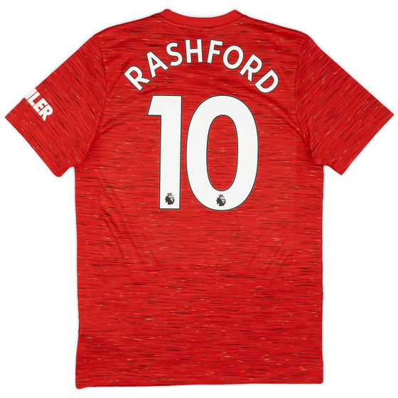 2020-21 Manchester United Home Shirt Rashford #10 - 9/10 - (M)