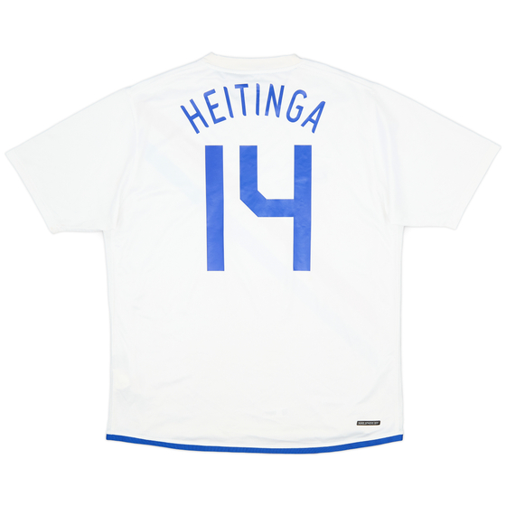 2006-08 Netherlands Away Shirt Heitinga #14 - 9/10 - (L)