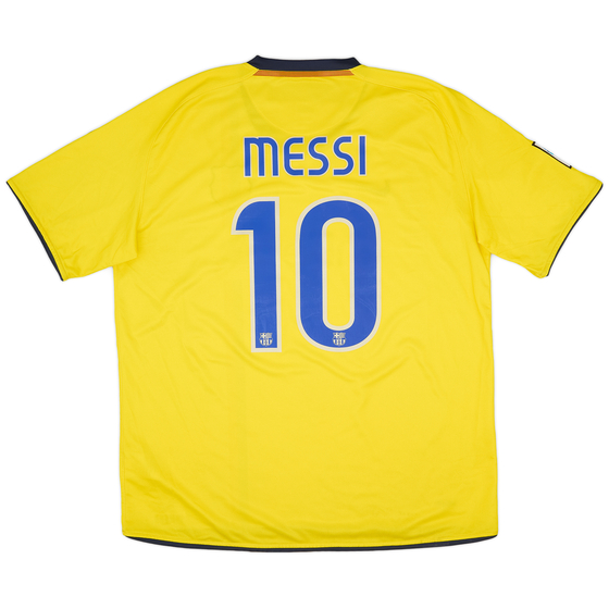 2008-10 Barcelona Away Shirt Messi #10 - 9/10 - (XL)