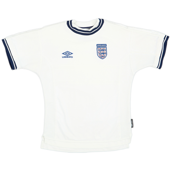 1999-01 England Home Shirt - 9/10 - (XL.Boys)